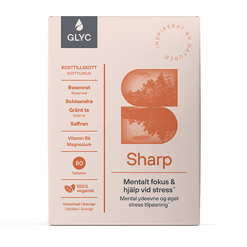 Vegansk Kosttilskud: Glyc Sharp med Adaptogener og Vitaminer