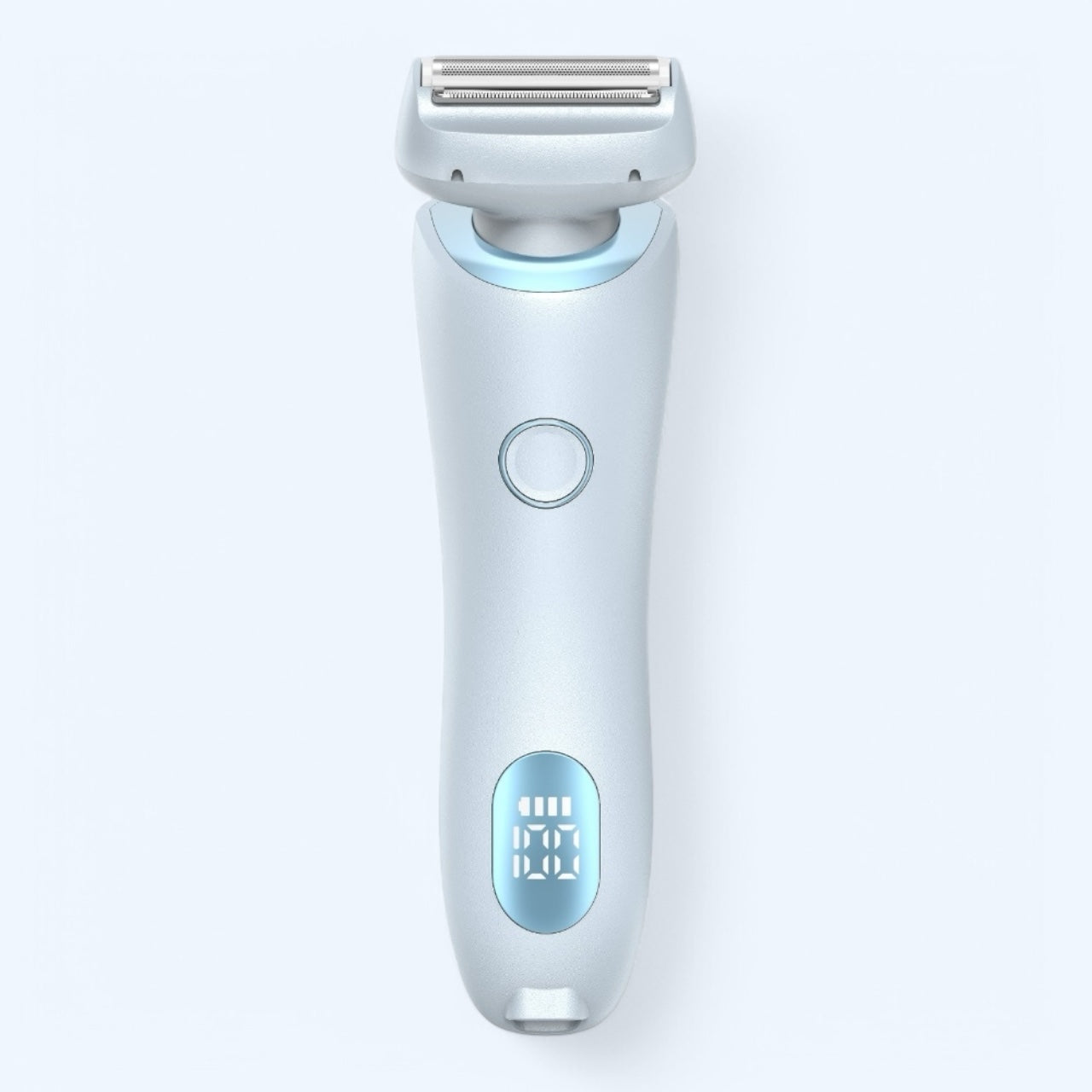 Ladyshaver i Blå med Batteridisplay - Effektiv og Prisvenlig