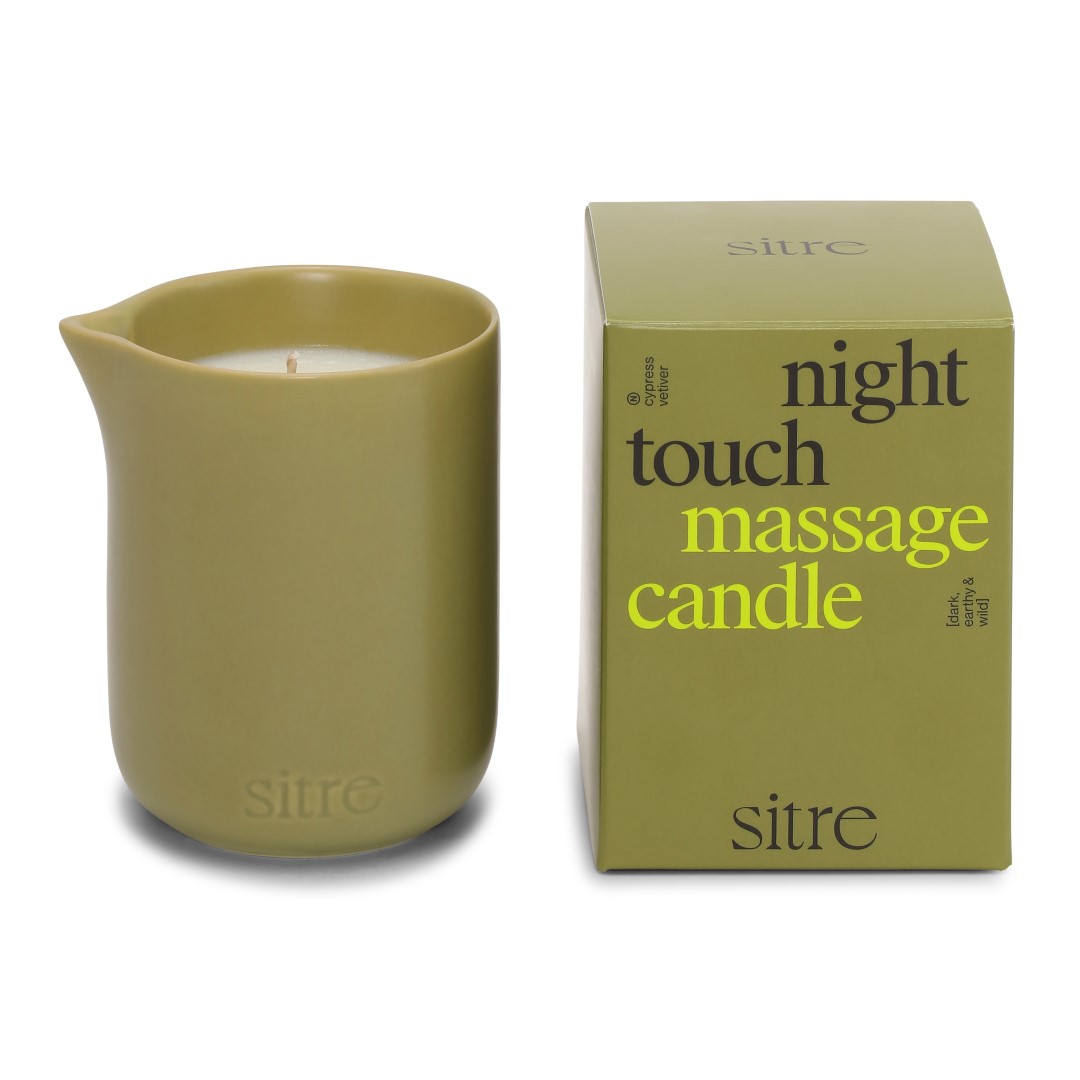 Sitre Night Touch Massagelys 170 G - Forkæl Jer Selv!