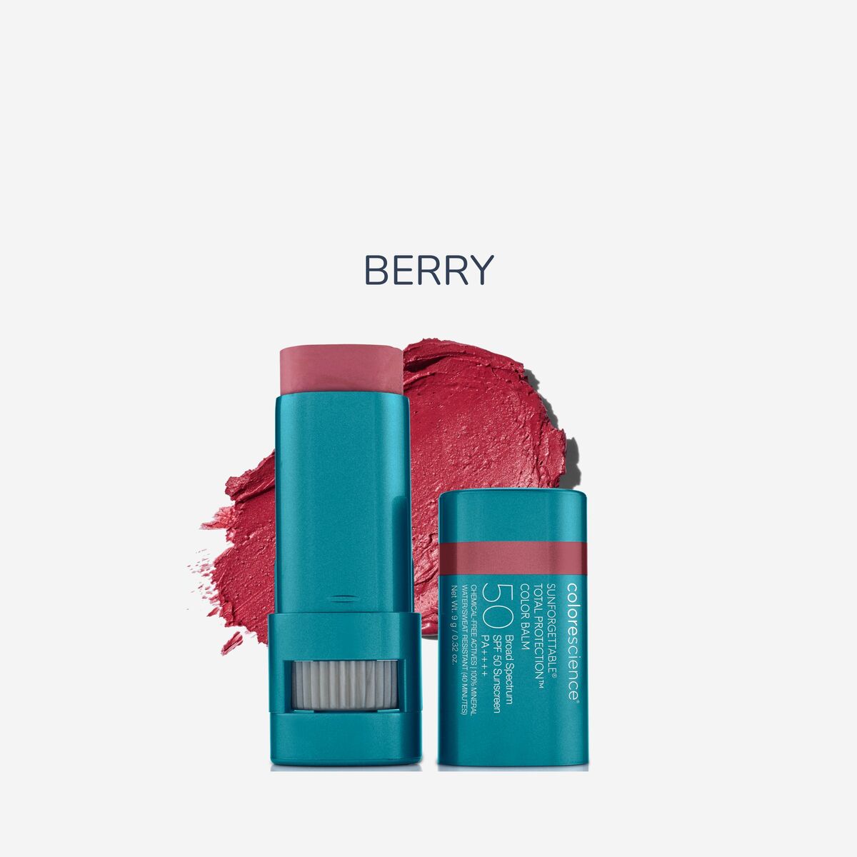Total Beskyttelse Farve Balsam SPF 50 - Berry 9 g