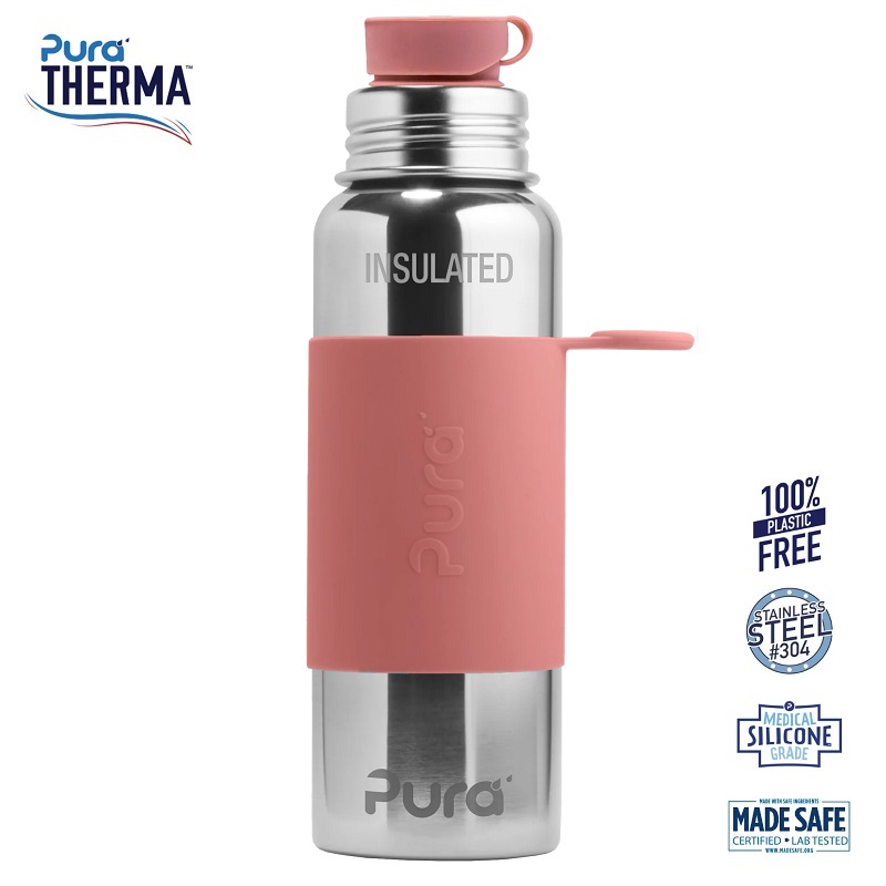 Pura    Therma Sportsflaske Big Mouth  Rosa 650ml