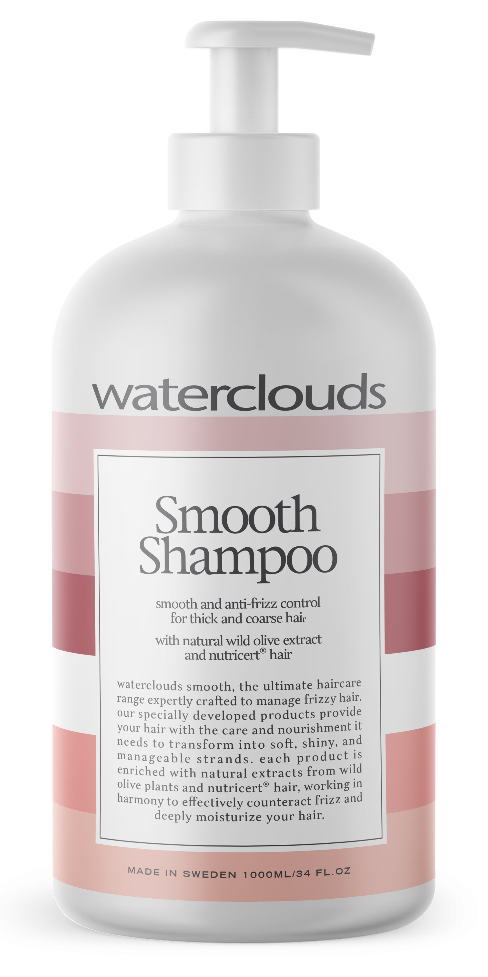 Waterclouds Smooth Shampoo 1000ml   Hos Frisøren   Baronen