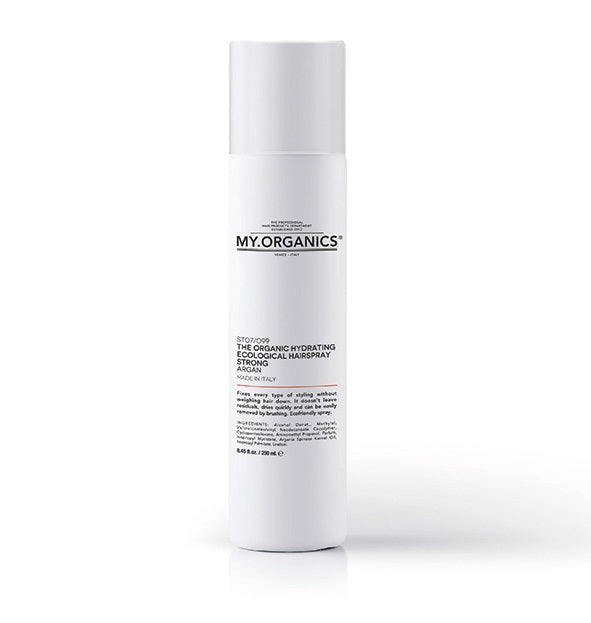 My Organics My Hydr Hairspray Strong 250ml   Hos Frisøren   Baronen