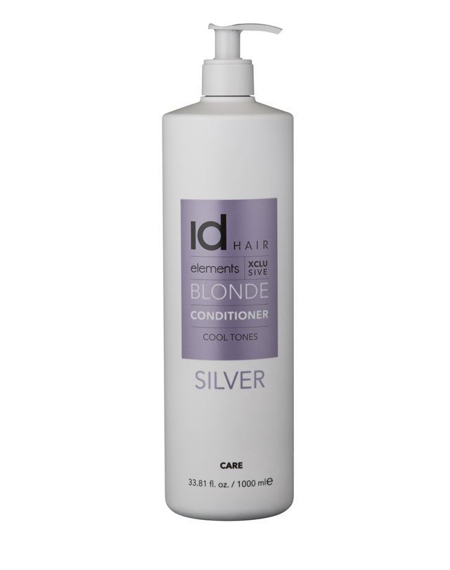Id Hair Elements Xclusive Blonde Conditioner   Silver 1000ml   Balsam   Hos Frisøren   Baronen