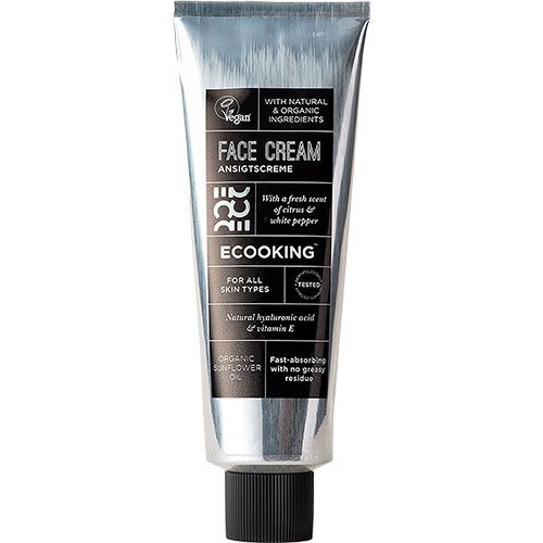 Ecooking Ansigtscreme Herre   50 Ml   Inkl  Gratis Ecooking Ansigtolie 10 Ml  Værdi 159 95