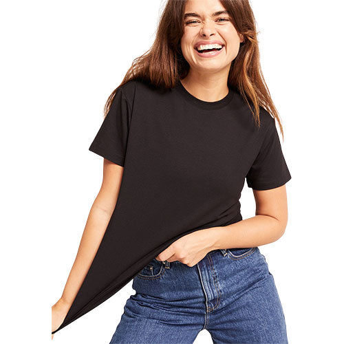 Veganskboody Women 39 S Classic Crew Neck T Shirt Sort Str  S