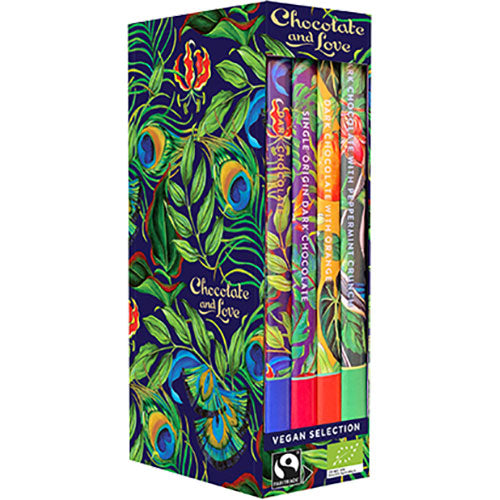 Chocolate And Love Library Box Vegan Chokolade ø  4 80g