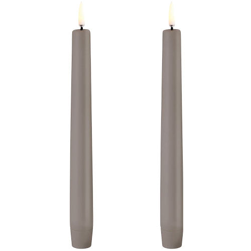 Uyuni Lighting Led Kronelys  Sandstone  Smooth  2 Pack  2 3x20 5