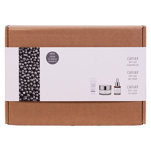 Naturfarm Gaveæske Caviar Cleansing Gel Day Creme  Eye Serum