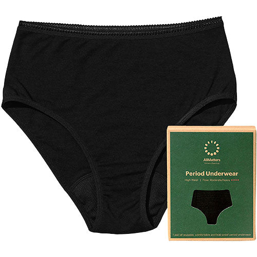 Allmatters High Waist Underwear Moderate Heavy M