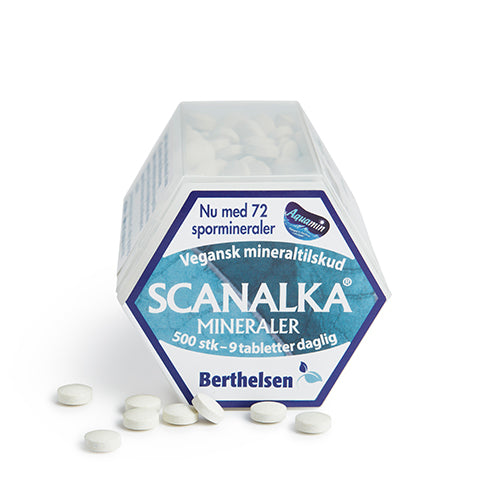 Veganskberthelsen Scanalka Mineraler