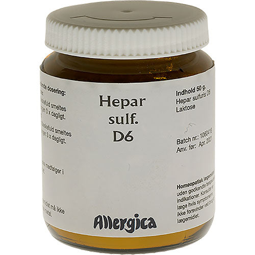 Allergica Hepar Sulf  D6 Trit