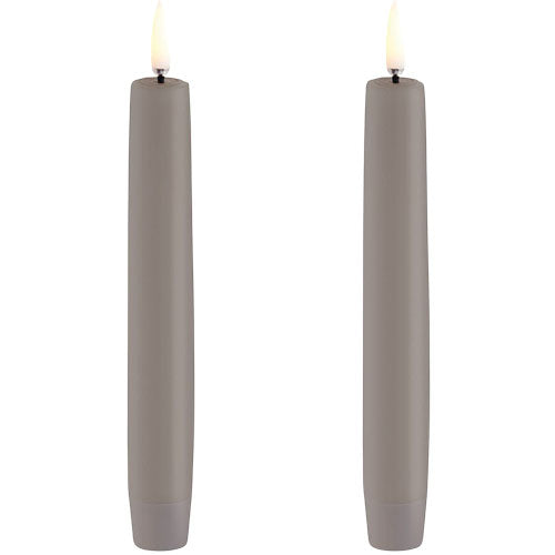 Uyuni Lighting Led Kronelys  Sandstone  Smooth  2 Pack  2 3x15 5