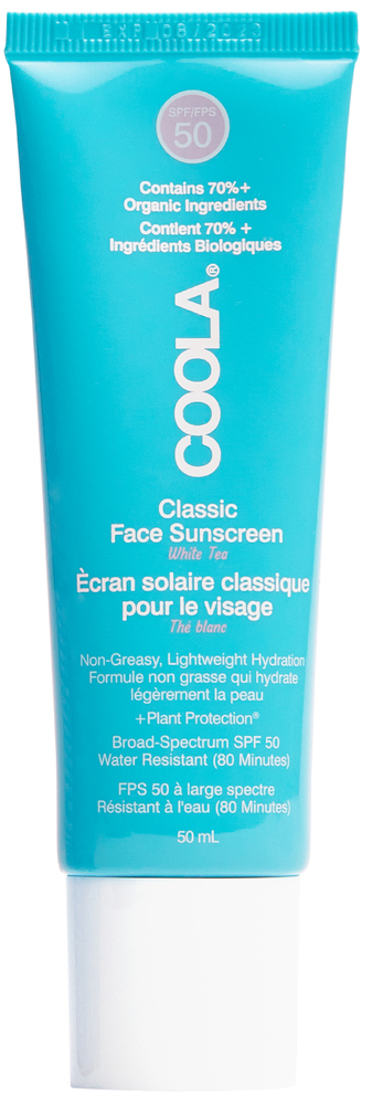Coola Classic Face Lotion White Tea Spf 50  50 Ml