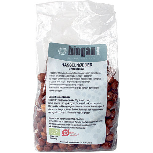 Biogan Hasselnødder    økologisk