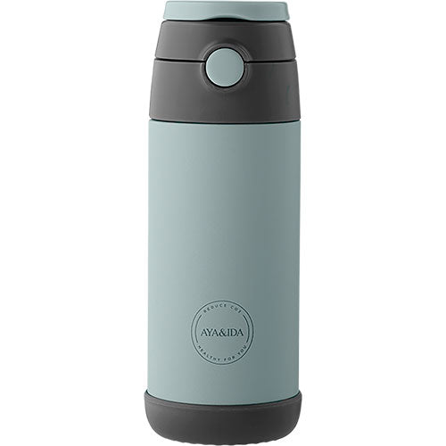 Aya Ida Kids Straw Bottle   Mint Green