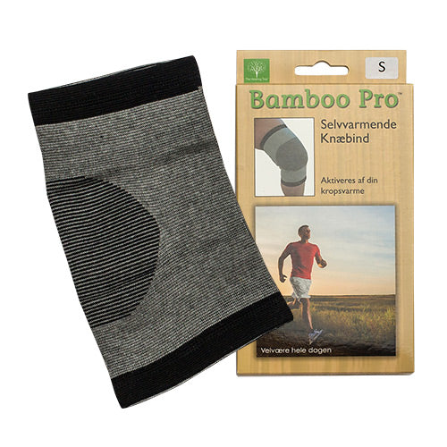 Bamboo Pro Knæbind  Str  S  37 40 Cm Selvvarmende