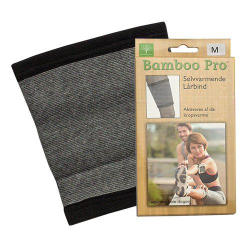 Bamboo Pro Lårbind  Str  M Selvvarmende
