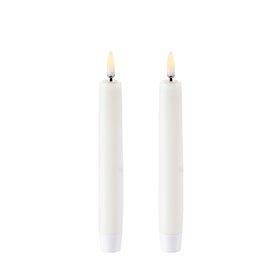 Kronelys Led Hvid 2 Pak 2 3 X 15 5 Cm