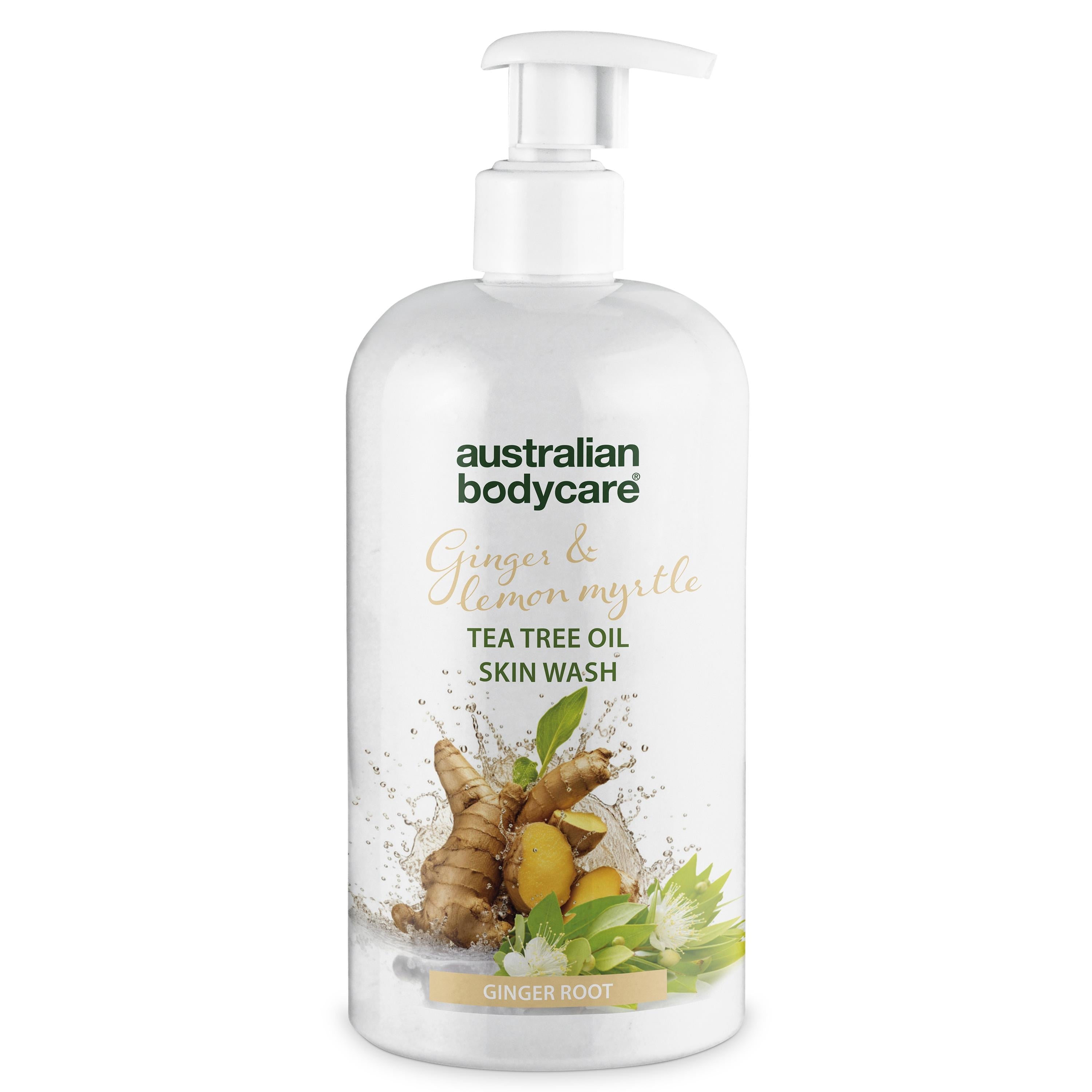 Professionel Ginger Lemon Skin Wash ? Professionel Body Wash Med Tea Tree Oil Og Ingefær 1000 Ml