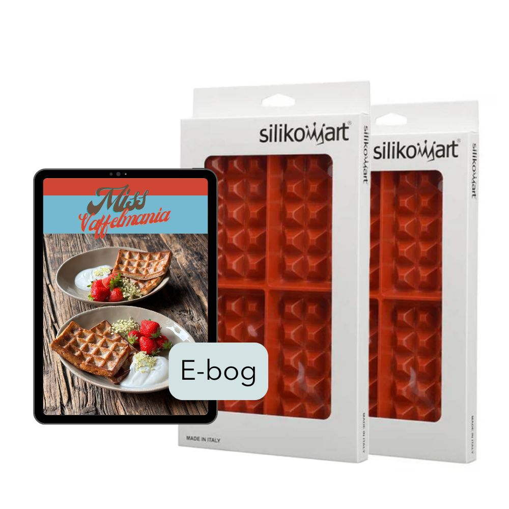Vaffelforme  Bpa Fri  2 Stk  Inkl  E Bog