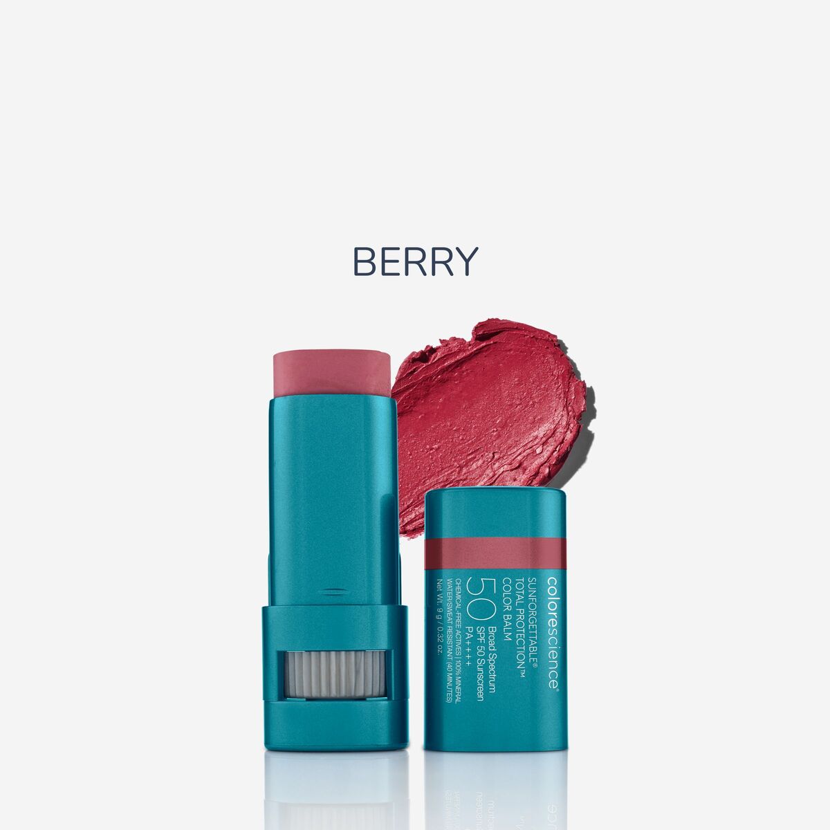 Total Protection Color Balm Spf 50  Berry   9 G