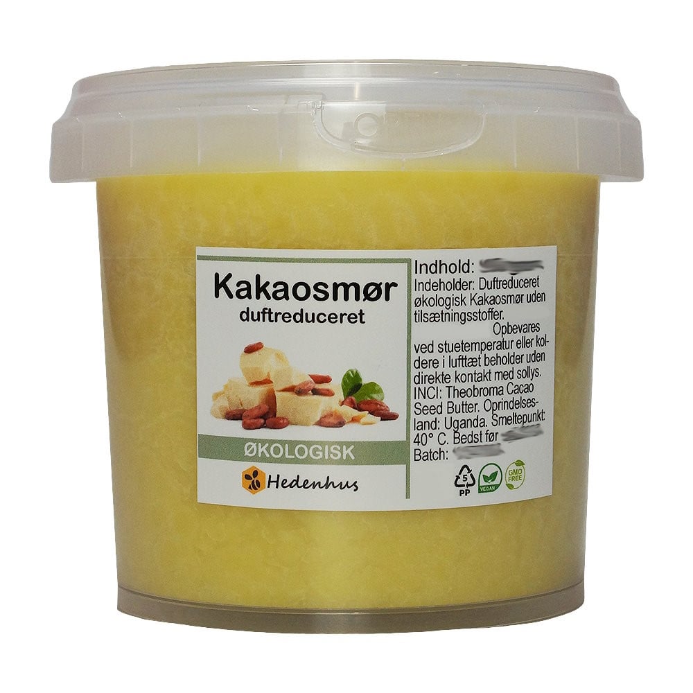 Kakaosmør  Duftreduceret   økologisk   500 Gram