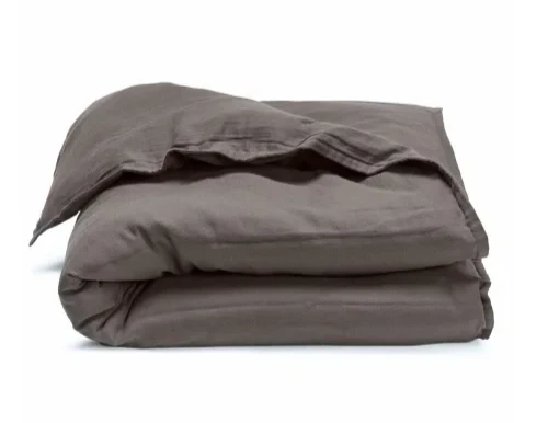Cocoon Dynebetræk Til Barnevognsdyne   65x80  Beluga Brown