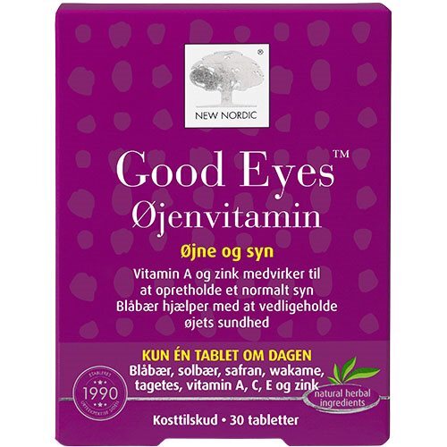 Good Eyes øjenvitamin   30 Tabletter