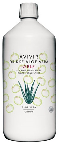Avivir Aloe Vera Drikke 95   M  æble  1000ml