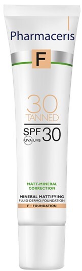 Pharmaceris F Matterende Foundation  Spf30 Tanned 30  30ml