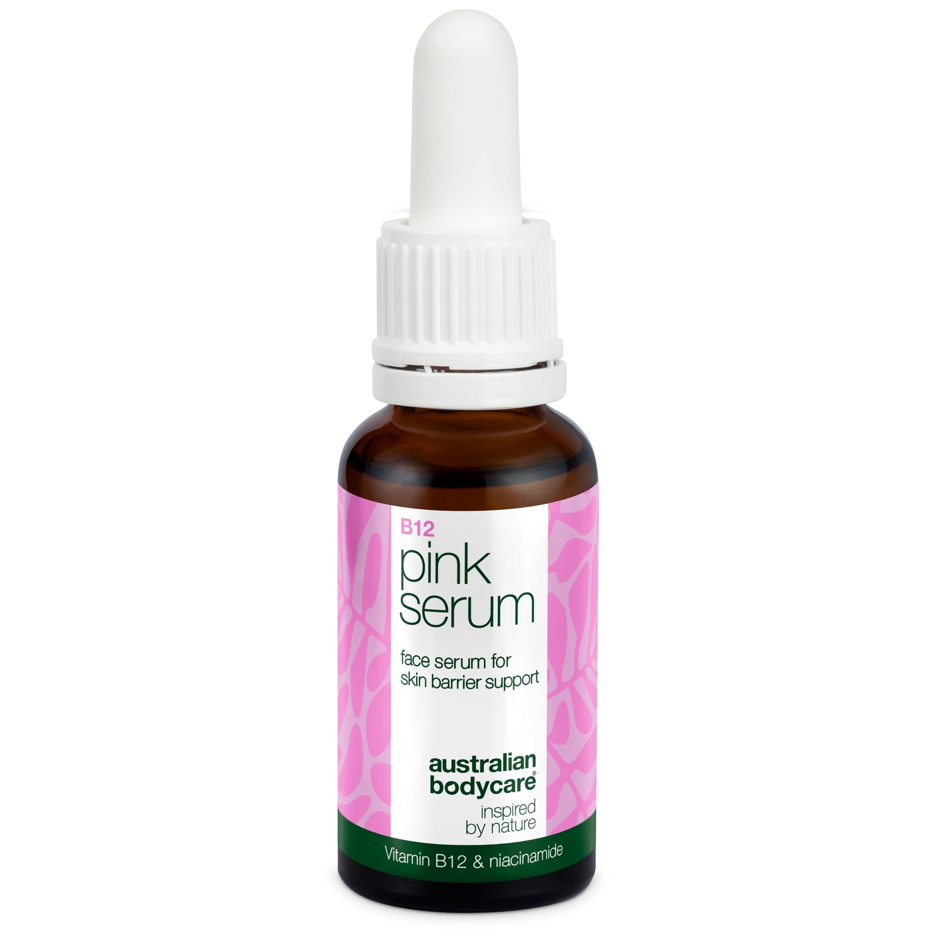 Vitamin B12 Pink Serum Reducerer Rødme Og Giver Sund Glød ? B12 Pink Serum Styrker Hudbarrieren Reducerer Rødme Og Aldringstegn For En Blød Og Strålende Hud 2 Stk