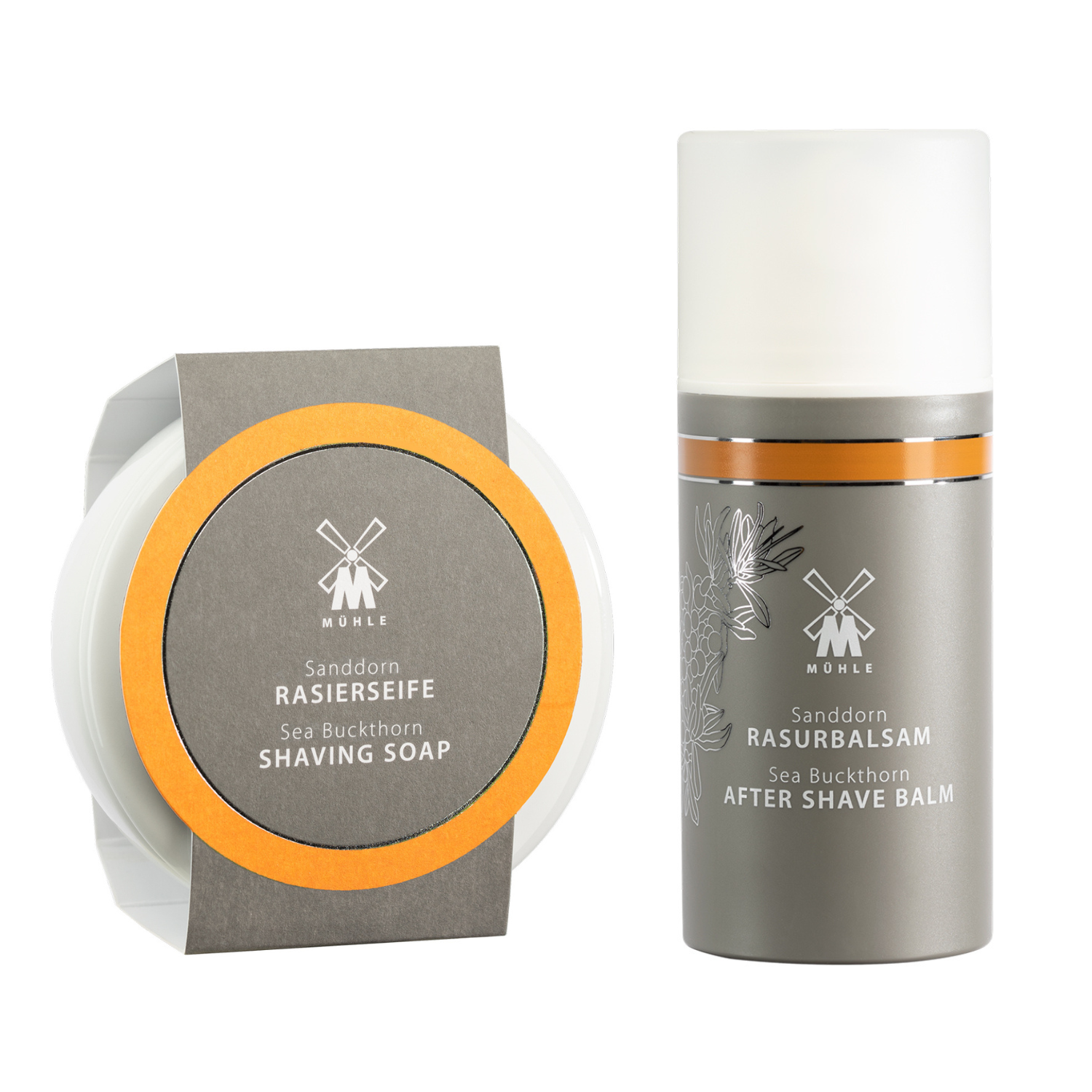 M? Hle Shaving Havtorn Sæt  Barbersæbe Og Aftershave Balm