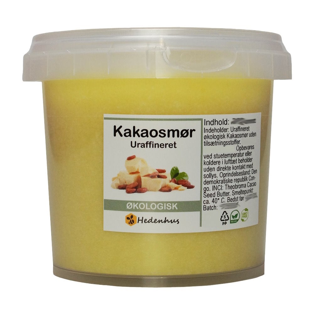 Kakaosmør  økologisk Uraffineret   300 Gram