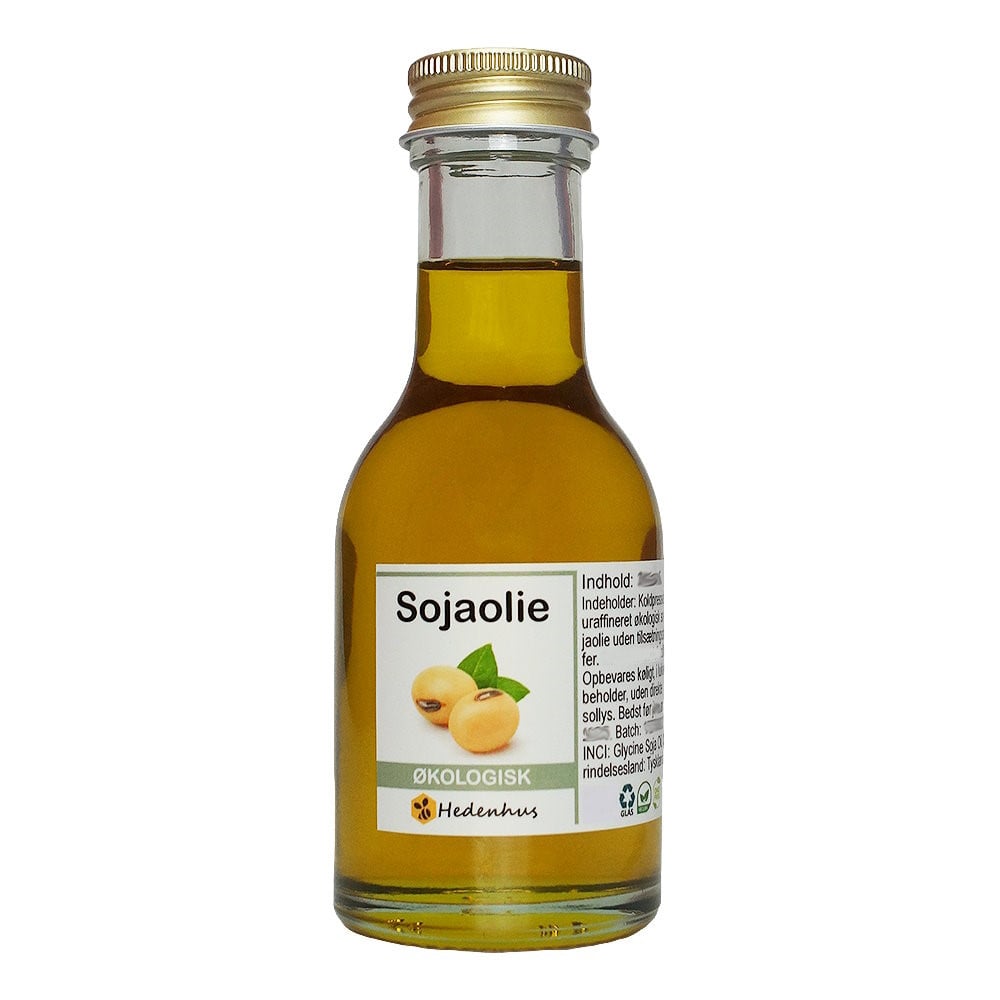 Sojaolie   økologisk   Koldpresset   Uraffineret   2 5 Liter