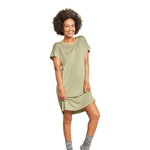 Goodnight Nightdress Sage Str  L