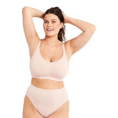 Full Bust Wireless Bra Nude Str  S