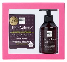 New Nordic Hair Volume Gaveæske Værdi Kr 396 Hair Volume 30 Tab Shampoo 250 Ml 1pk