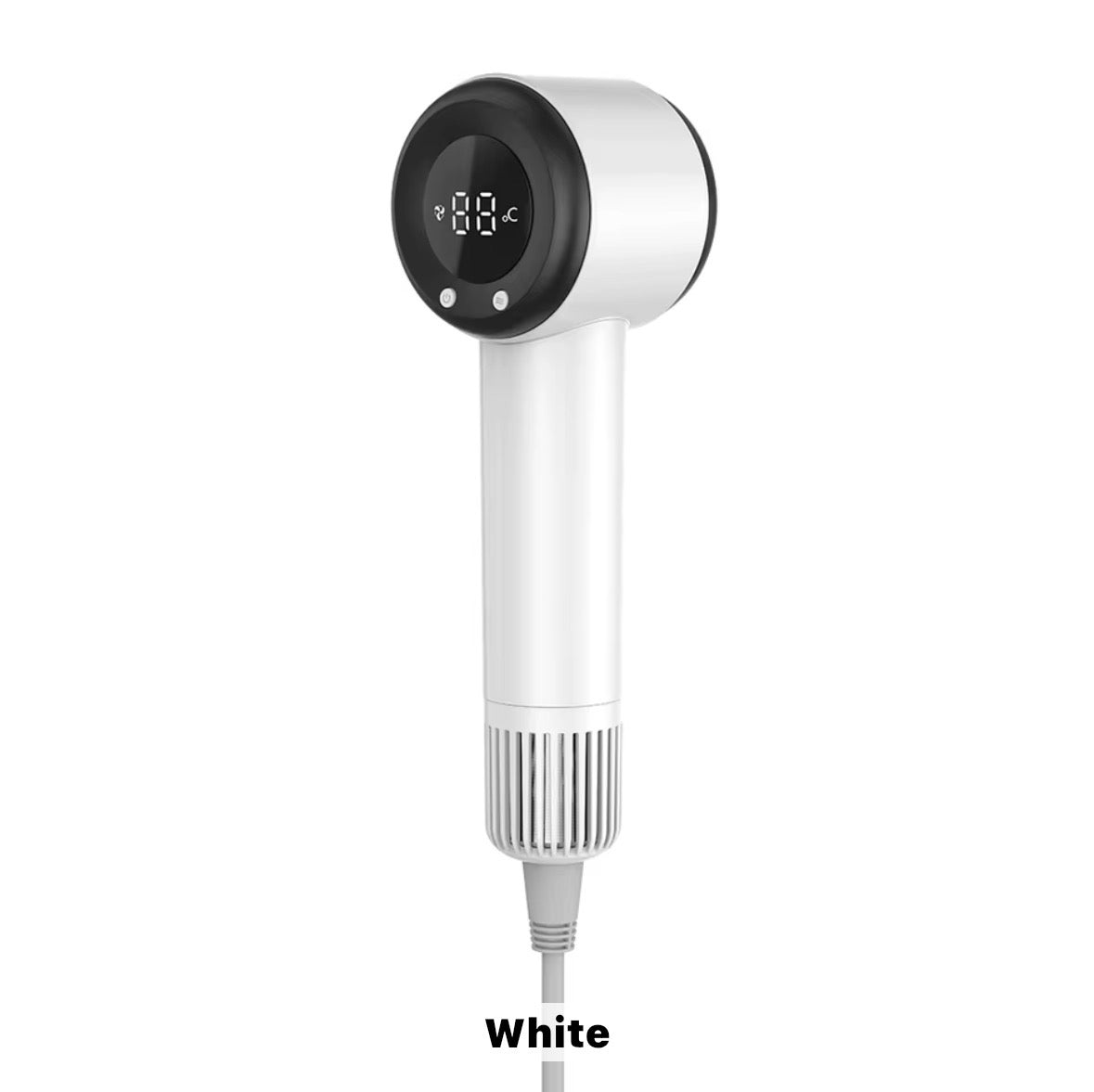 Mini Ionic Proff  Kompakt Størrelse  Professionel Power   Hvid