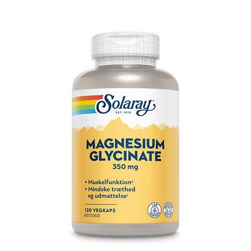 Magnesium Glycinate Solaray   120 Kapsler