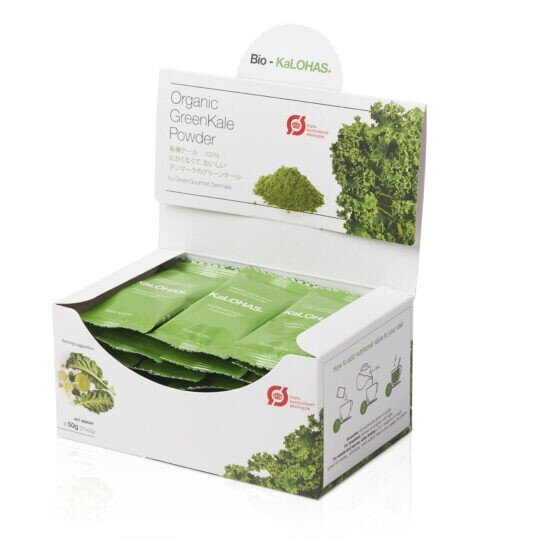 Kalohas   Bioaktivt Grønkålspulver   25 X 2 Gr