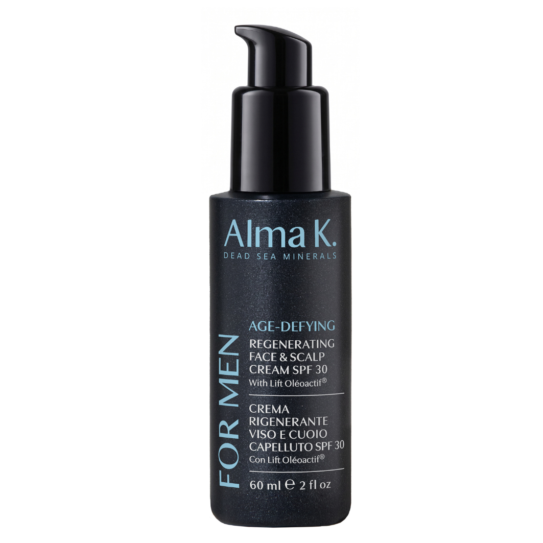 Alma K For Men Age   Defying Regenerating Face   Scalp Cream Spf 30  60 Ml
