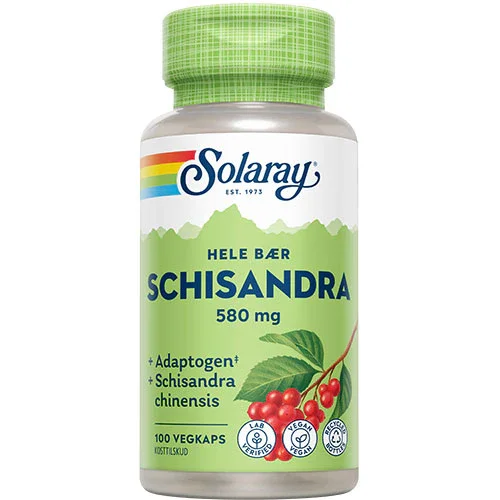 Solaray Schizandra 580 Mg   100 Kapsler