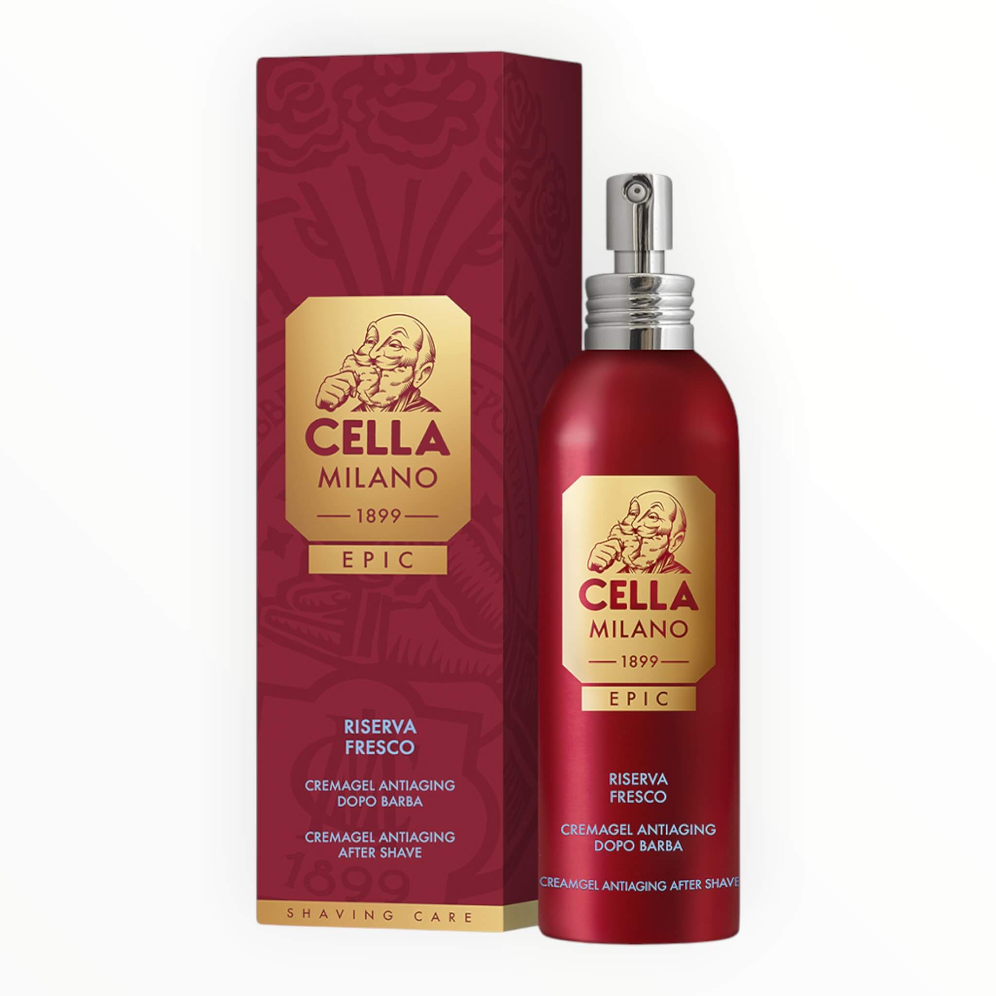 Cella Milano Epic Aftershave Cream Gel  Anti Aging  Riserva Fresco  100 Ml