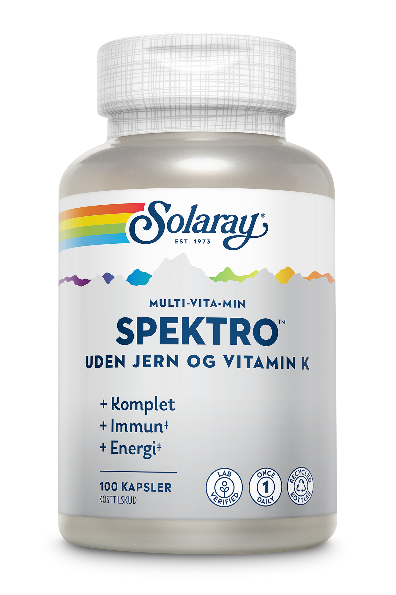 Spektro Uden Jern Og Vitamin K   100 Kapsler