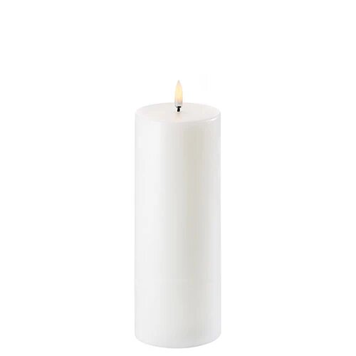 Led Bloklys  Nordic White  Smooth  7 8x20 Cm