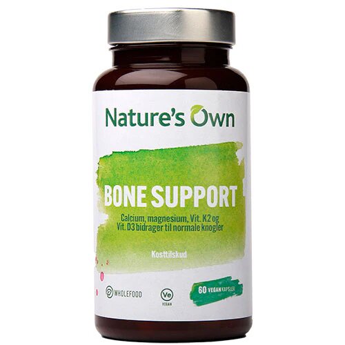 Knogler   Bone Support Wholefood   60 Kapsler