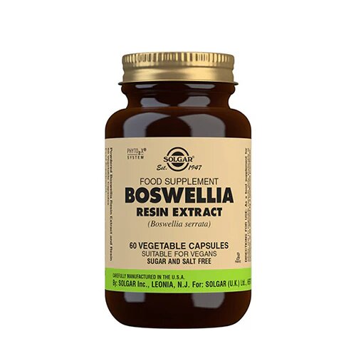 Solgar Boswellia Resin   60 Kapsler