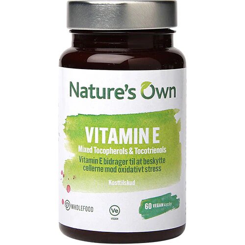 Vitamin E Mixed Tocopherols   Tocotrieno   60 Kapsler