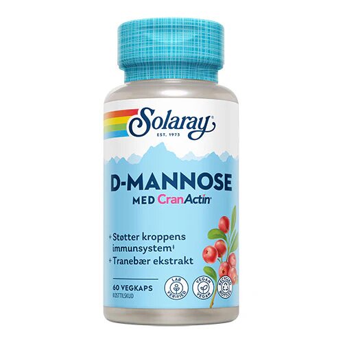 D Mannose Med Cranactin   60 Kapsler